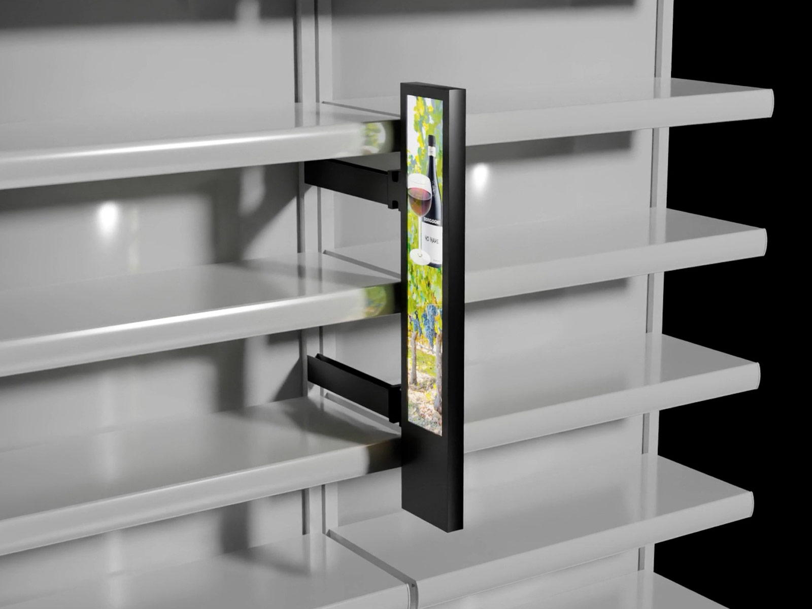 LCD DUAL SHELF STOPPER